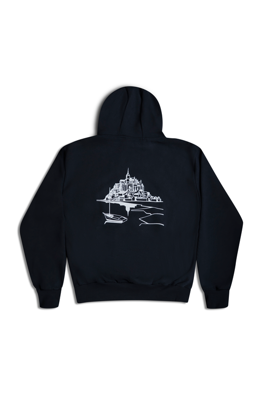 CEEJAY Le Mont-Saint-Michel Hoodie - Navy blue